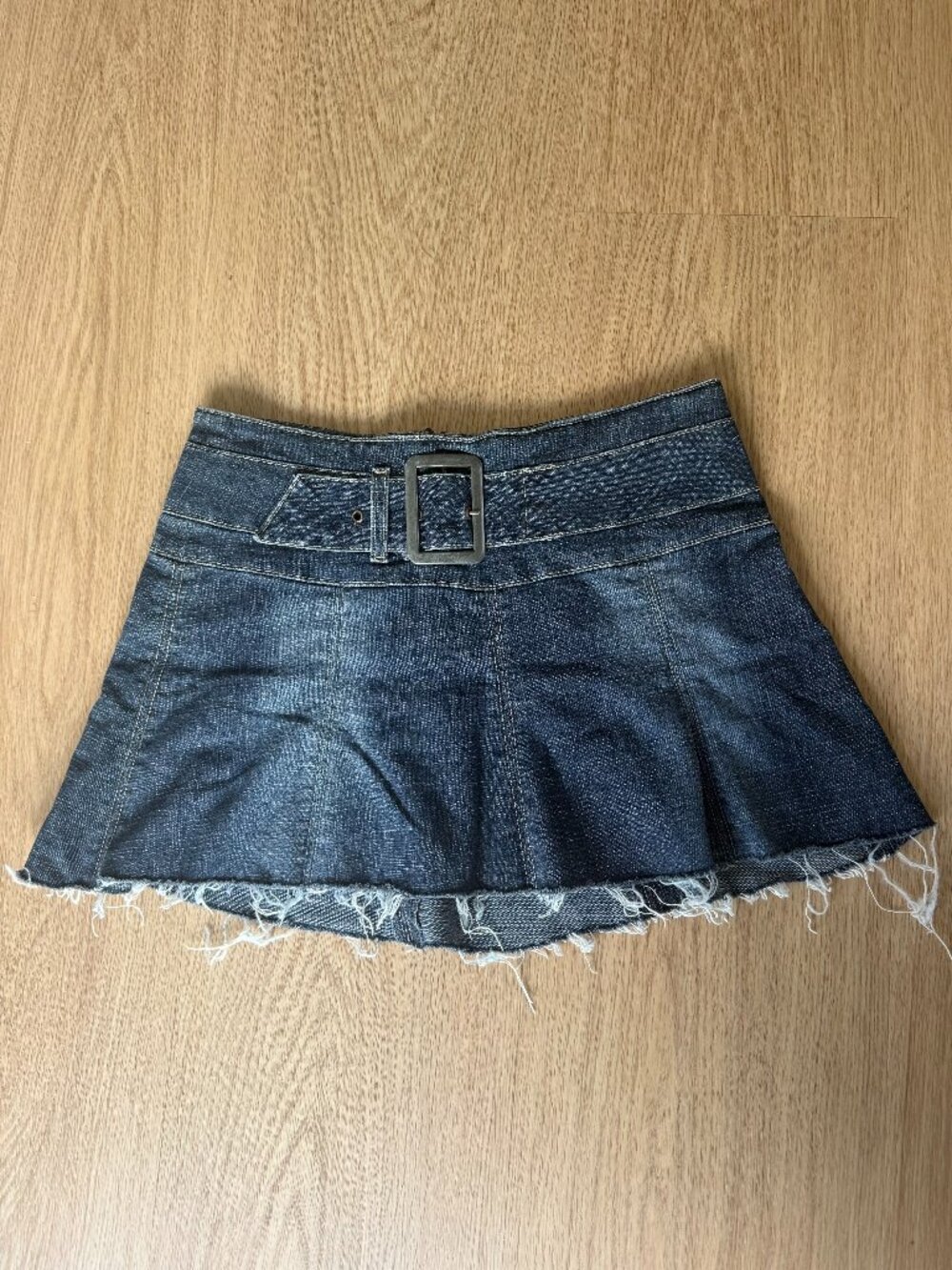 Denim Bebe Low Rise Skirt with Belt